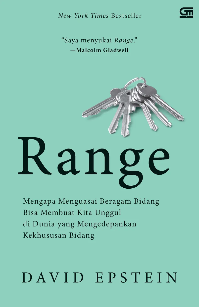 Buku Range: Mengapa Menguasai Beragam Bidang Bisa Membuat Kita Unggul di Dunia yang Semakin Khusus oleh David Epstein