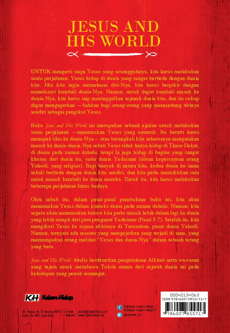 Buku Jesus and His World oleh Peter Walker