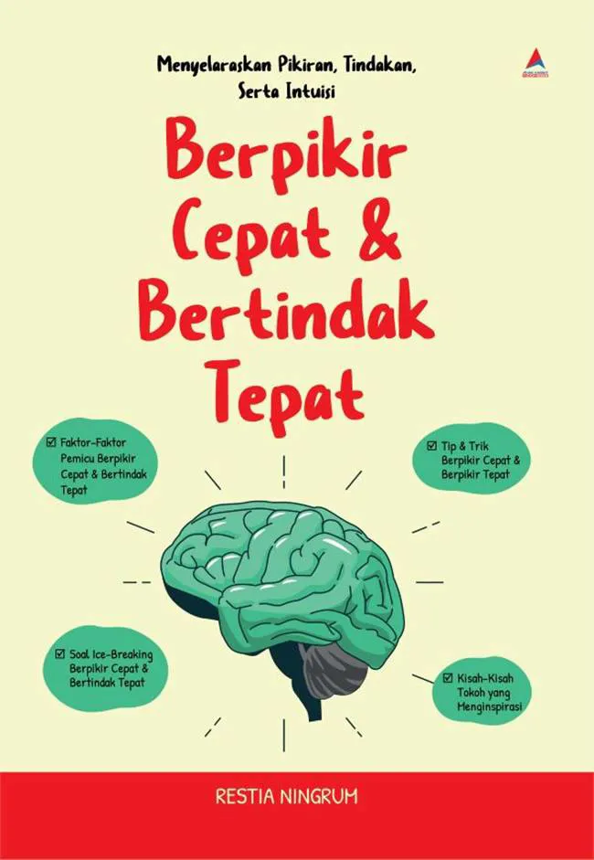 Buku Berpikir Cepat & Bertindak Tepat oleh Restia Ningrum