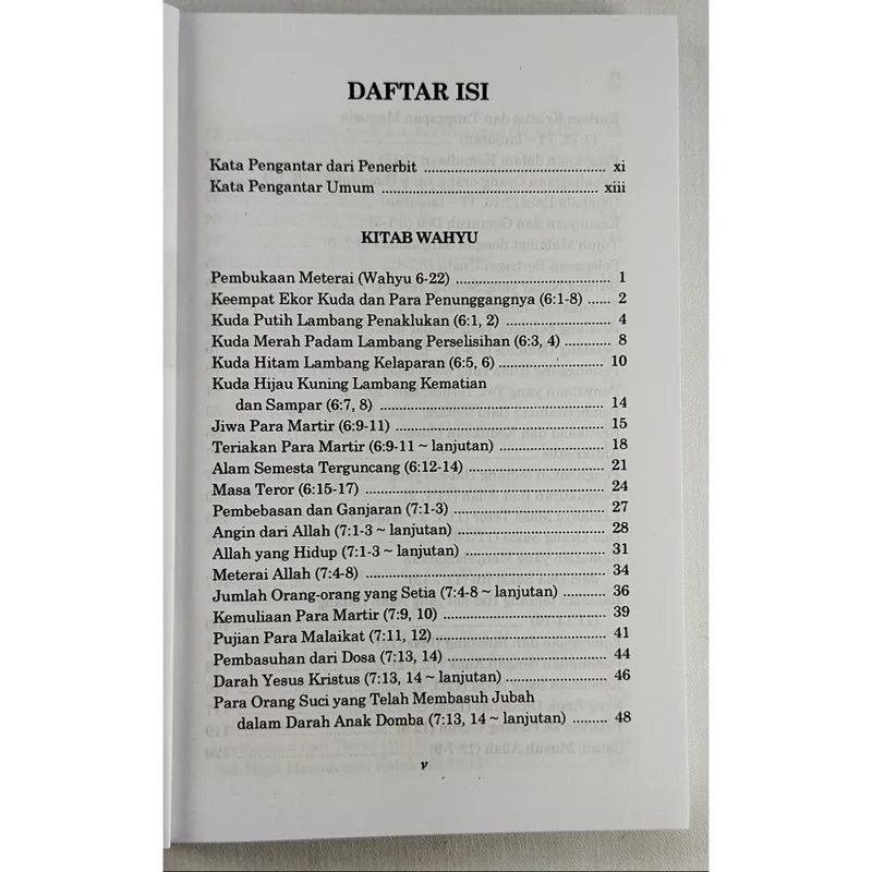 Buku Pemahaman Alkitab Setiap Hari PASH - Wahyu Kepada Yohanes Pasal 6-22 oleh 