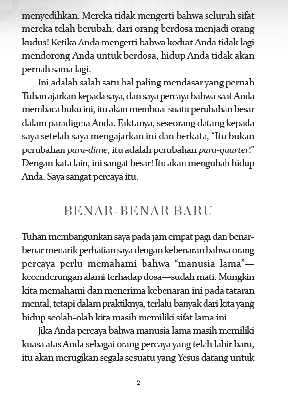 Buku Manusia Lama Sudah Mati – Akhirnya Selamat Tinggal! oleh Andrew Wommack