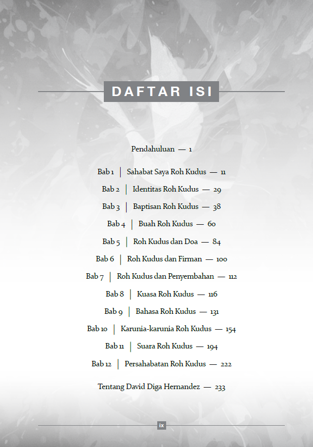 Buku Roh Kudus: ALLAH di dalam ANDA oleh David Diga Hernandez