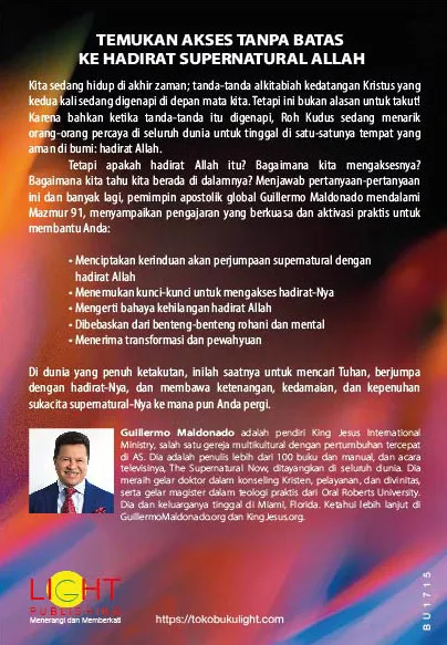 Buku Mengembalikan Hadirat Allah – Restoring God’s Presence oleh Guillermo Maldonado