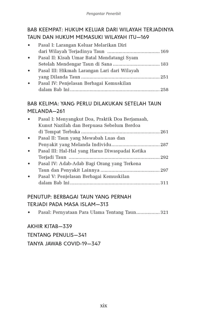 Buku Kitab Wabah Dan Taun Dalam Islam oleh Ibnu Hajar al-‘Asqalani