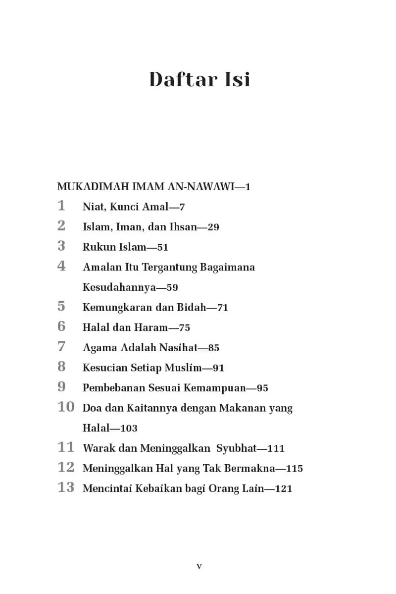 Buku Syarah Hadis Arba'in An-Nawawi oleh 