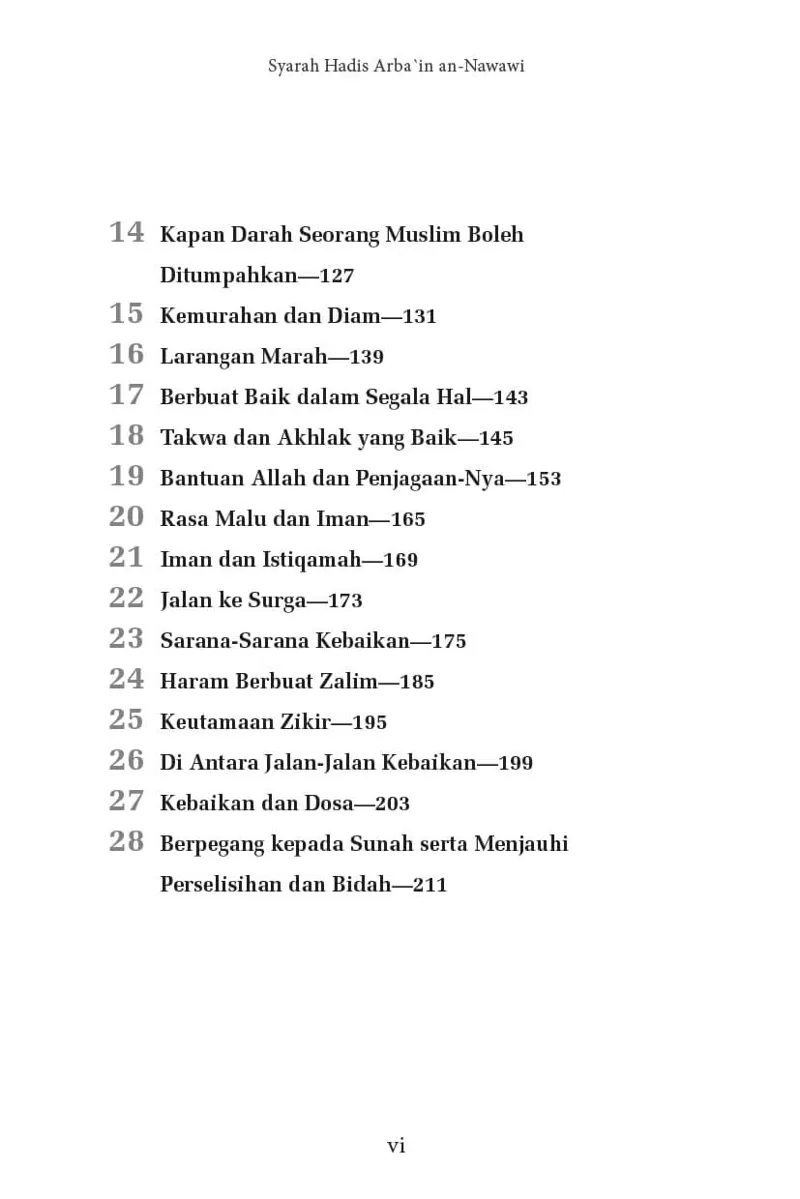 Buku Syarah Hadis Arba'in An-Nawawi oleh 