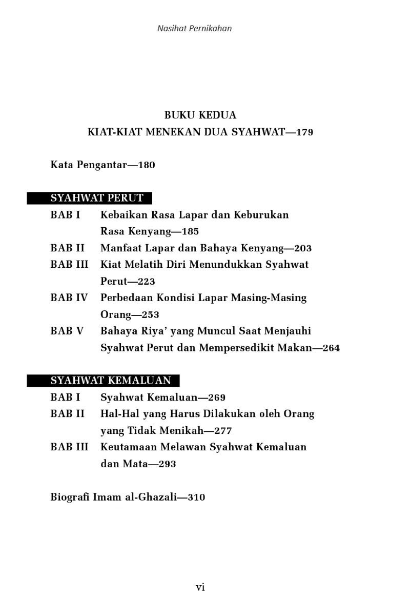 Buku Nasihat Pernikahan oleh Imam al-Ghazali