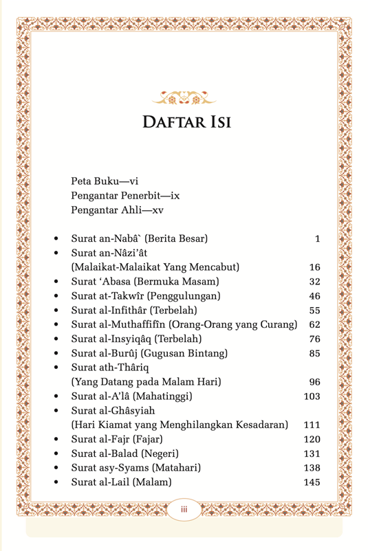 Buku Tafsir Juz ‘Amma oleh Imam Qusyairi