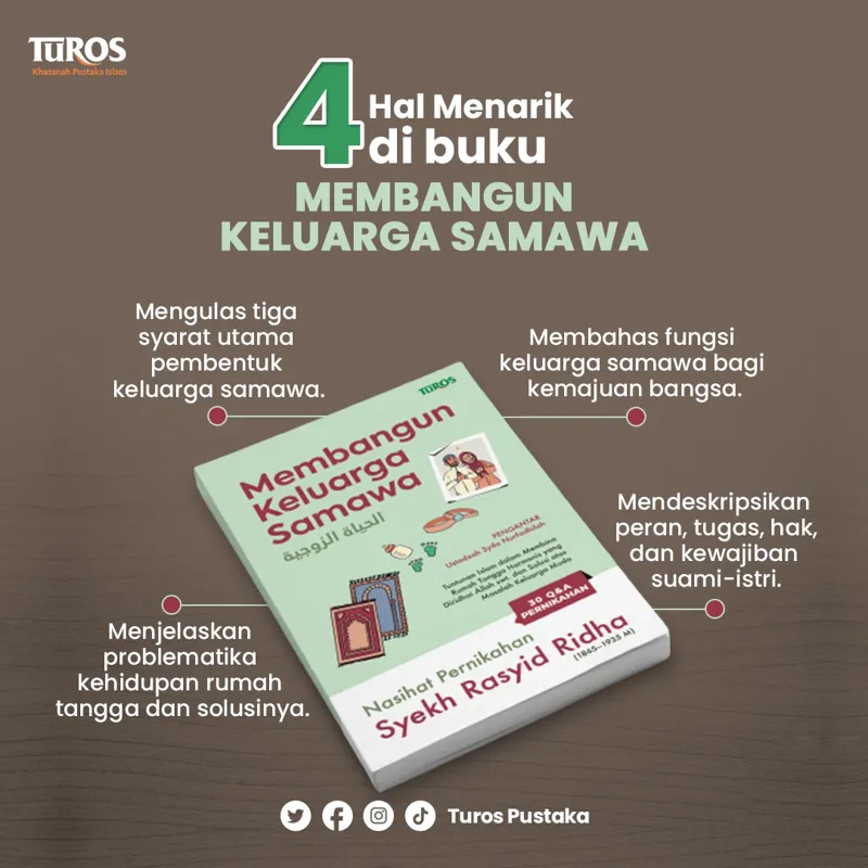 Buku Membangun Keluarga Samawa oleh Muhammad Rasyid Ridha