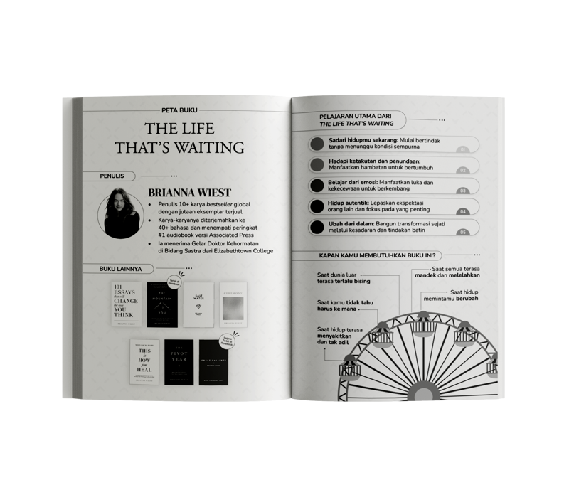 Buku The Life That’s Waiting oleh Brianna Wiest