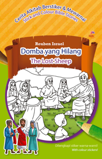 Cerita Alkitab Berstriker & Mewarnai - Domba yang hilang (The Lost Sheep) - Bilingual