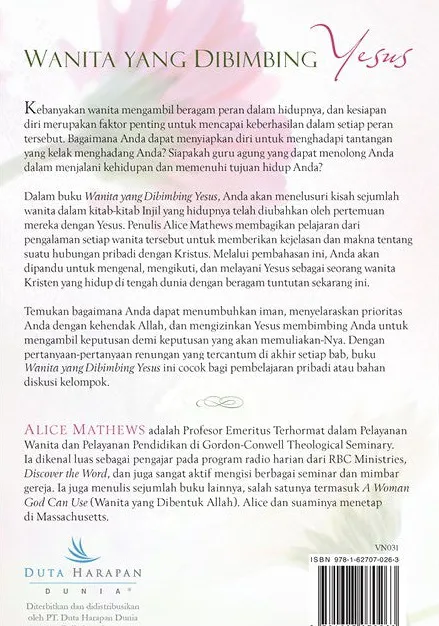 Buku Wanita Yang Dibimbing Yesus oleh Alice Mathews