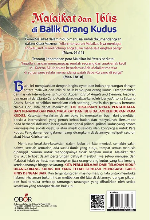 Buku Malaikat dan Iblis di Balik Orang Kudus oleh L. Benedictus Giuseppe - Maria