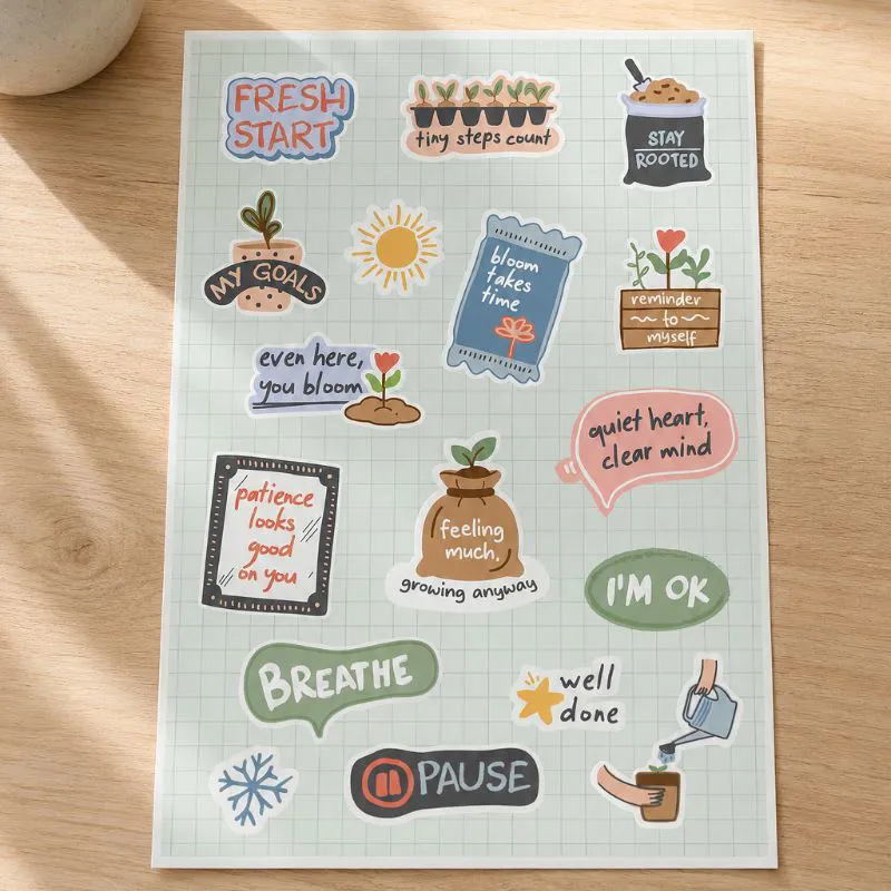 Buku Flourish Stickers oleh Jose Carol