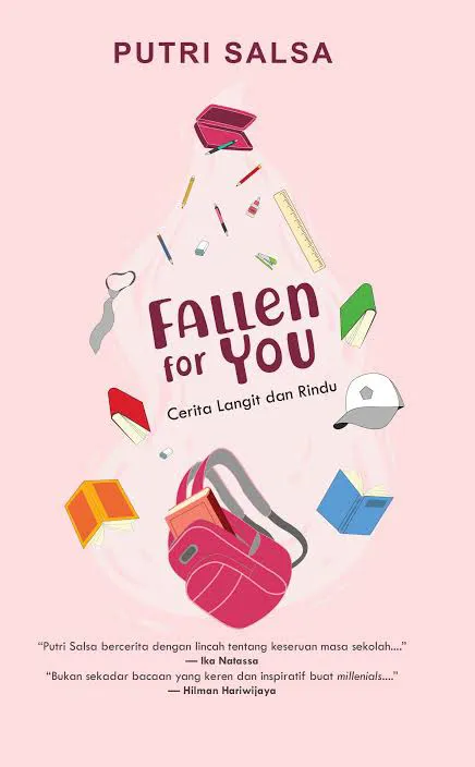 Buku Fallen for You: Cerita Langit dan Rindu oleh Putri Salsa