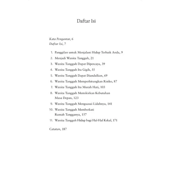 Buku Wanita yang Tangguh