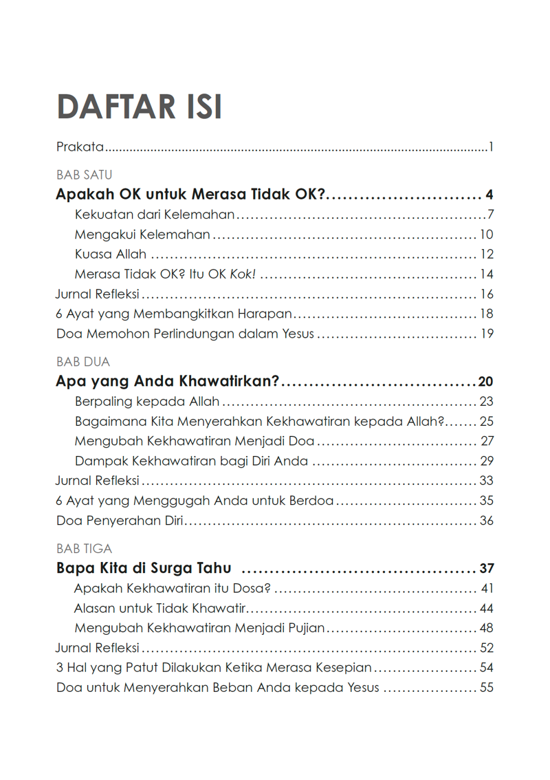 Buku Unshaken (Tak Tergoyahkan): Harapan Dari Firman Tuhan Bagi Kesehatan Mental
