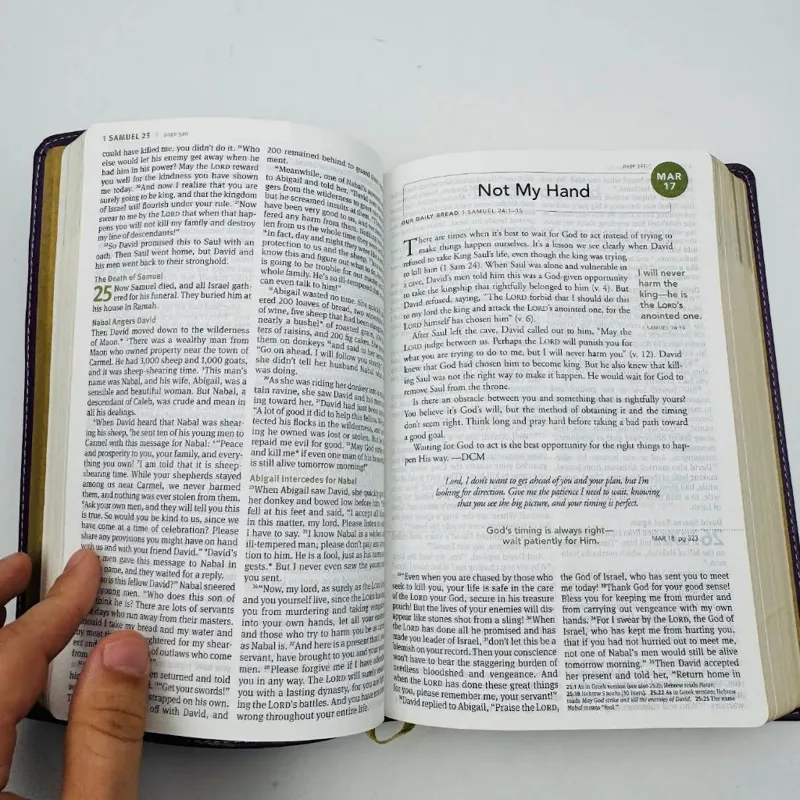 Buku NLT Our Daily Bread Devotional Bible