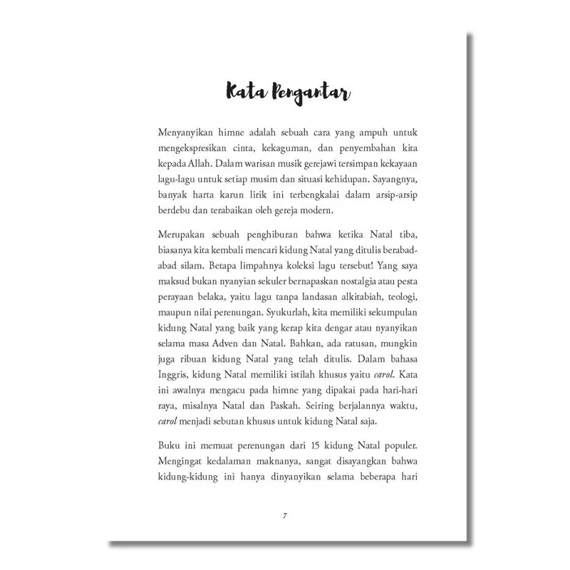 Buku Kidung Natal