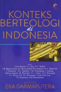 Konteks Berteologi Di Indonesia — Eka Darmaputera — sampul