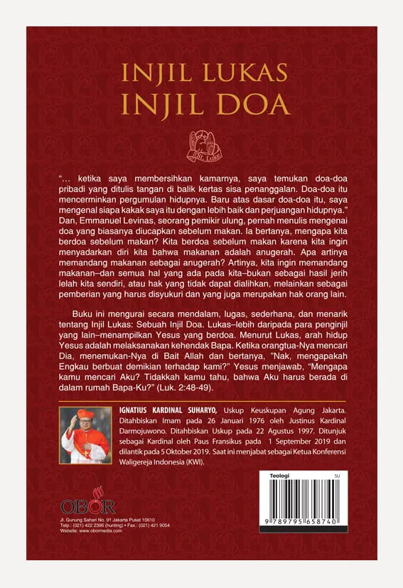 Buku Injil Lukas Injil Doa oleh Ignatius Kardinal Suharyo