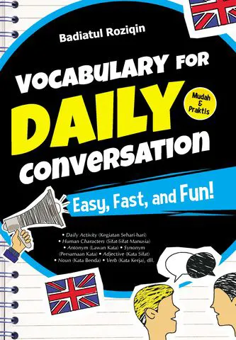 Buku Vocabulary For Daily Conversation oleh Badiatul Roziqin
