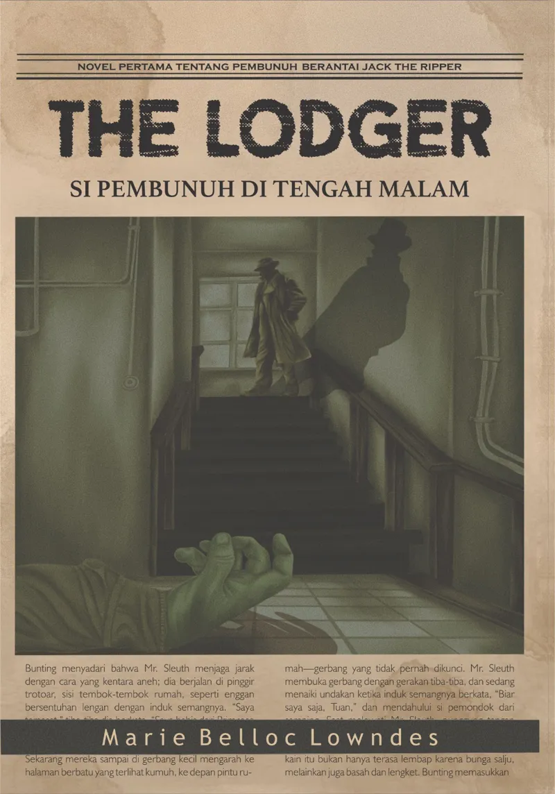 Buku The Lodger; Si Pembunuh di Tengah Malam oleh Marie Belloc Lowndes