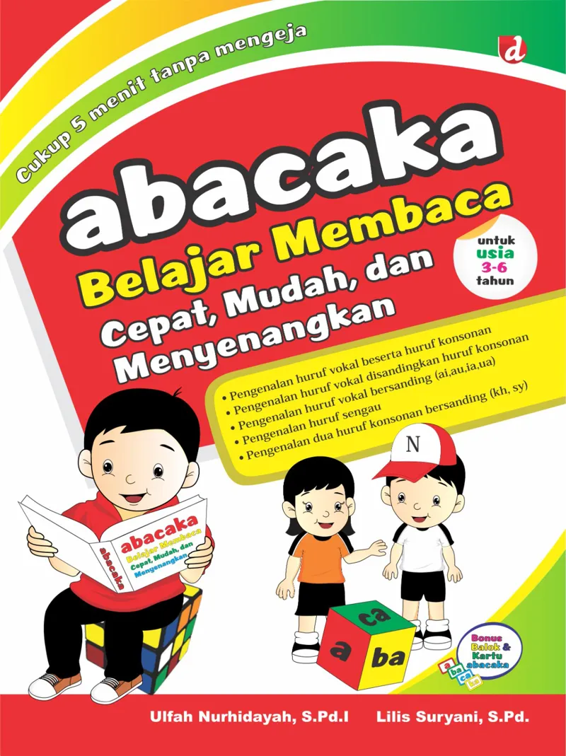 Buku (2024) abacaka; Belajar Membaca Cepat, Mudah, dan Menyenangkan oleh Ulfah Nurhidayah, S.Pd., S.Pd.I, Lilis Suryani