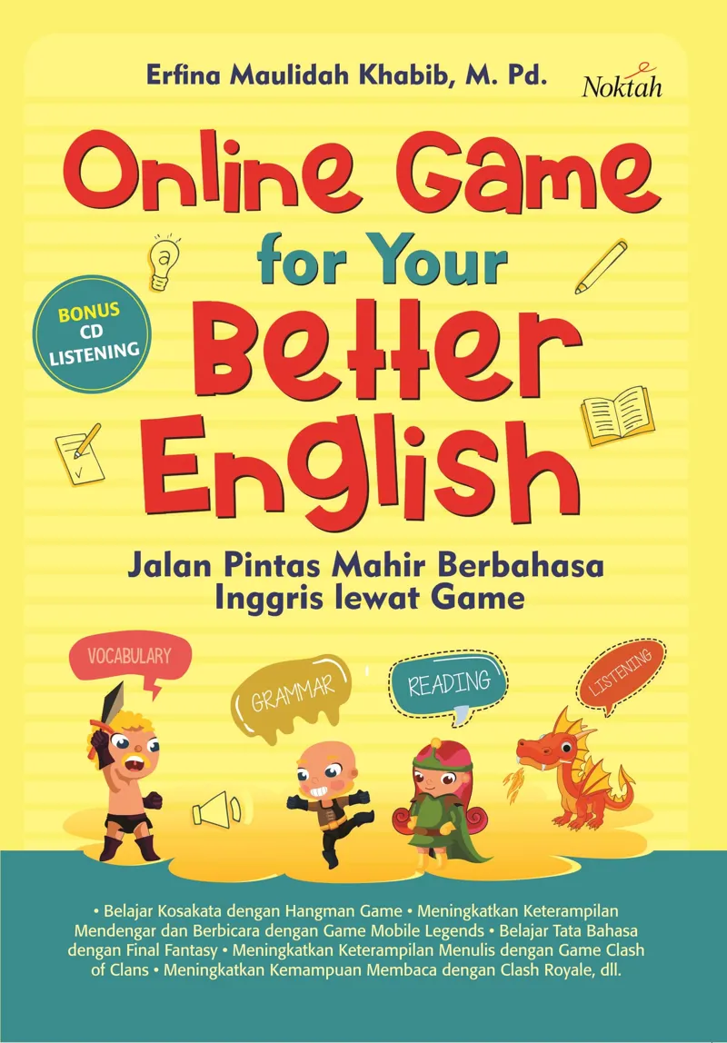 Buku Online Game For Your Better Englis (plus CD) oleh M.Pd., Erfina Maulidah Khabib