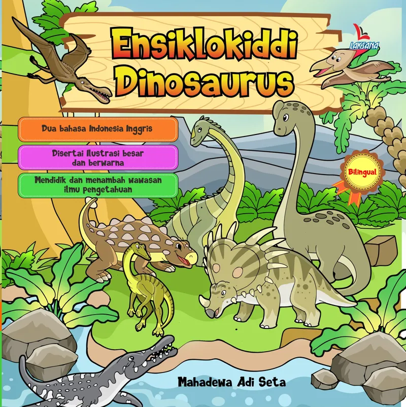 Buku Ensiklokiddi Dinosaurus oleh Mahadewa Adi Seta