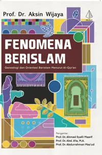 Fenomena Berislam — Prof. Dr. Aksin Wijaya — sampul