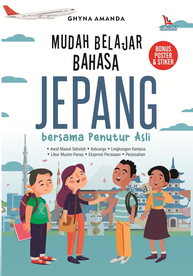 Buku Mudah Belajar Bahasa Jepang Bersama Penutur Asli oleh Ghyna Amanda