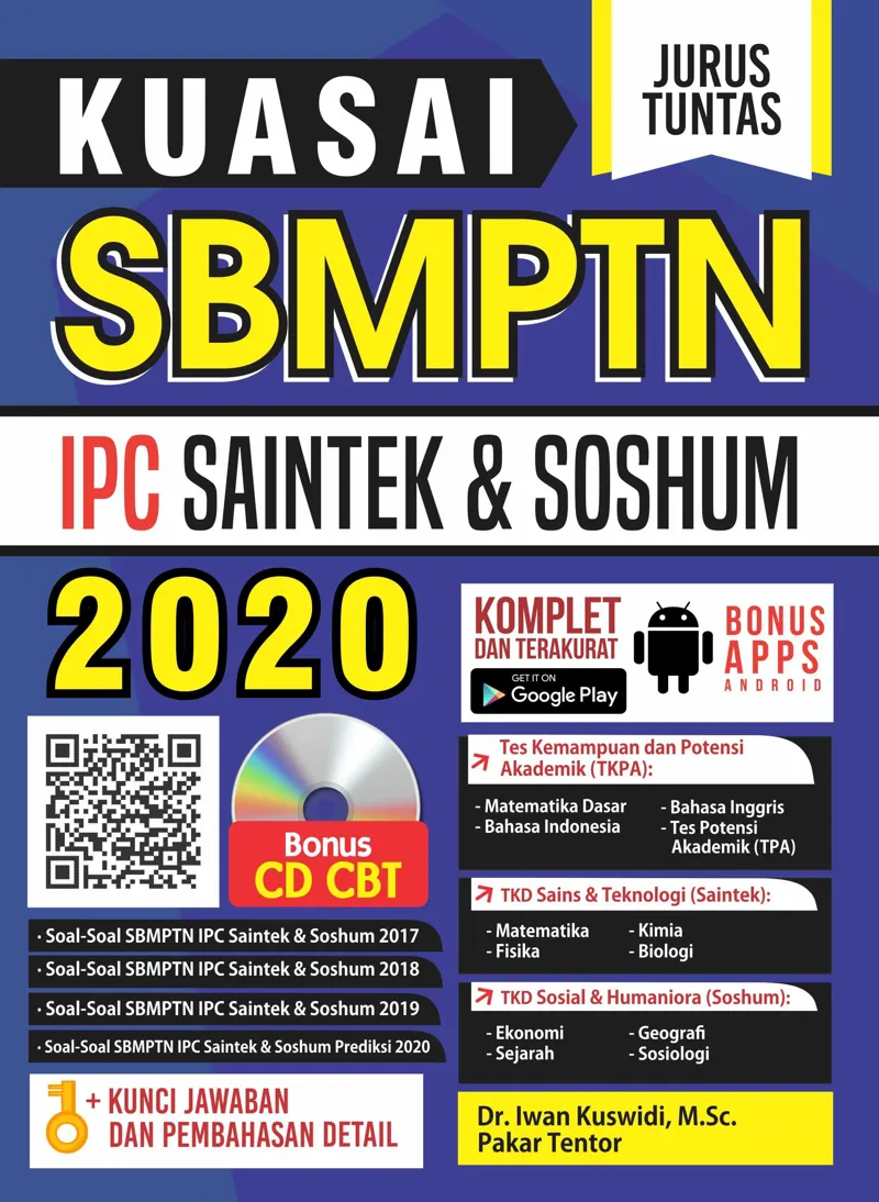 Buku Jurus Tuntas Kuasai SBMPTN IPC Saintek & Soshum 2020 oleh Dr. Iwan Kuswidi, MSc. Pakar Tentor