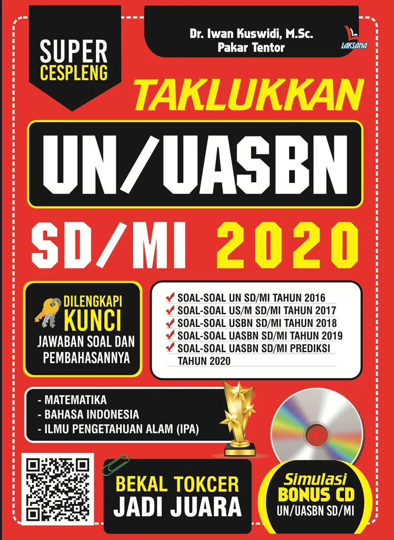 Buku Super Cespleng Taklukkan UN/UASBN SD/MI 2020 oleh Dr. Iwan Kuswidi, M.Sc. Pakar Tentor