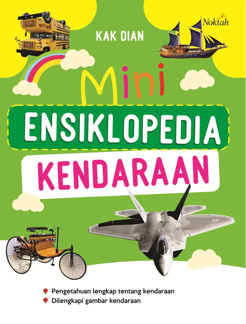Buku Mini Ensiklopedia Kendaraan oleh Kak Dian