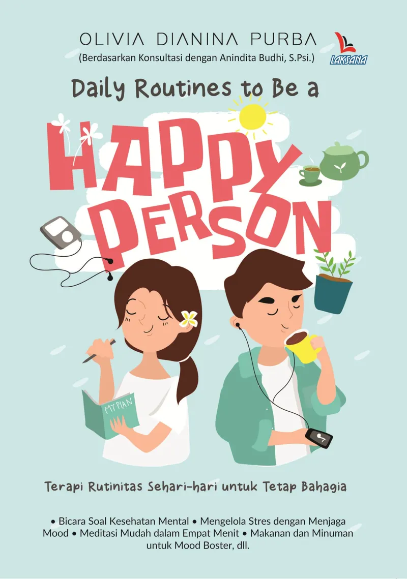 Buku Daily Routines to be A Happy Person oleh Olivia Dianina Purba