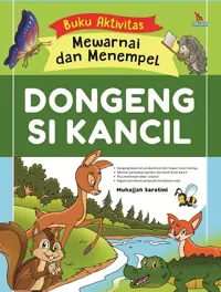 Buku Aktivitas Mewarnai dan Menempel Dongeng Si Kancil — Muhajjah Saratini — sampul