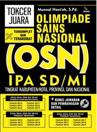 Tokcer Juara Olimpiade Sains Nasional (OSN) IPA SD/MI Tingkat Kabupaten/Kota, Provinsi, dan Nasional — Munnal Haniah — sampul