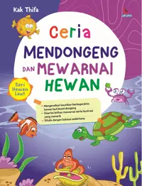 Ceria Mendongeng Dan Mewarnai Hewan Seri Hewan Laut — Kak Thifa — sampul