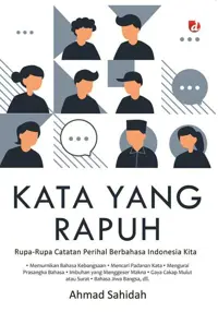 Kata yang Rapuh — Ahmad Sahidah — sampul