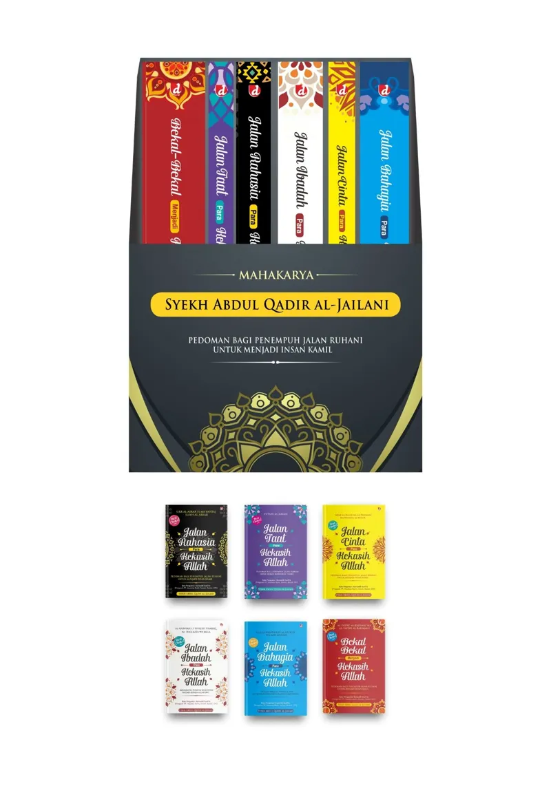 Buku Boxset Jalan Para Kekasih Allah (Soft Cover) oleh Syekh Abdul Qadir Al-Jailani