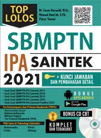 Top Lolos SBMPTN IPA SAINTEK 2021 — Dr. Iwan Kuswidi — sampul