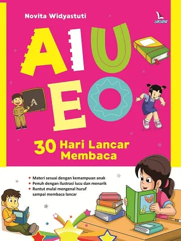 Buku AIUEO 30 Hari Lancar Membaca oleh Novita Widyastuti