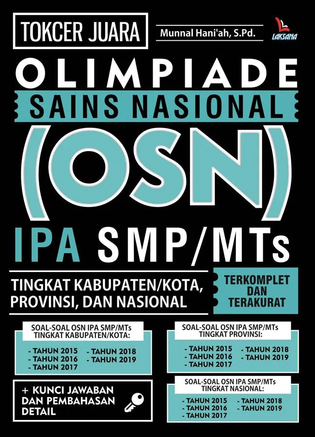 Buku Juara Olimpiade Sains Nasional (OSN) IPA SMP/MTs oleh Munnal Haniah, S.Pd