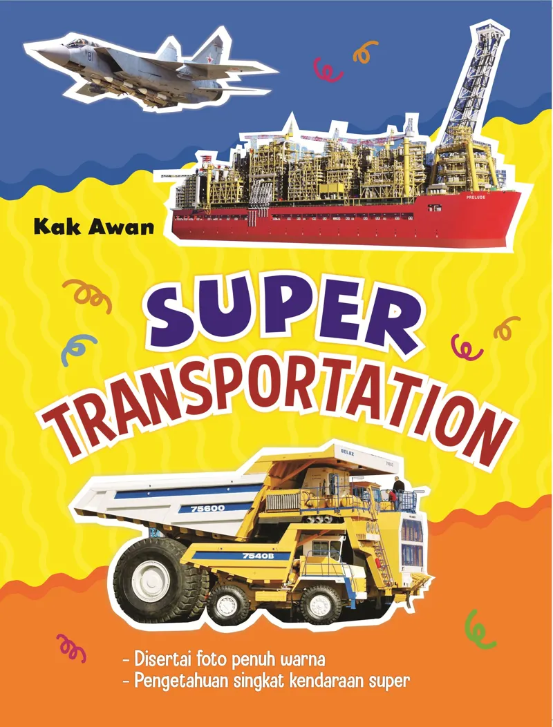 Buku Super Transportation oleh Kak Awan