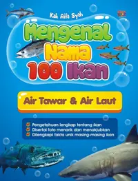 Mengenal Nama 100 Ikan Air Tawar & Air Laut — Kak Aifa Syah — sampul