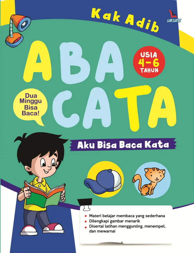 Buku ABACATA : Aku Bisa Baca Kata oleh Kka Adib