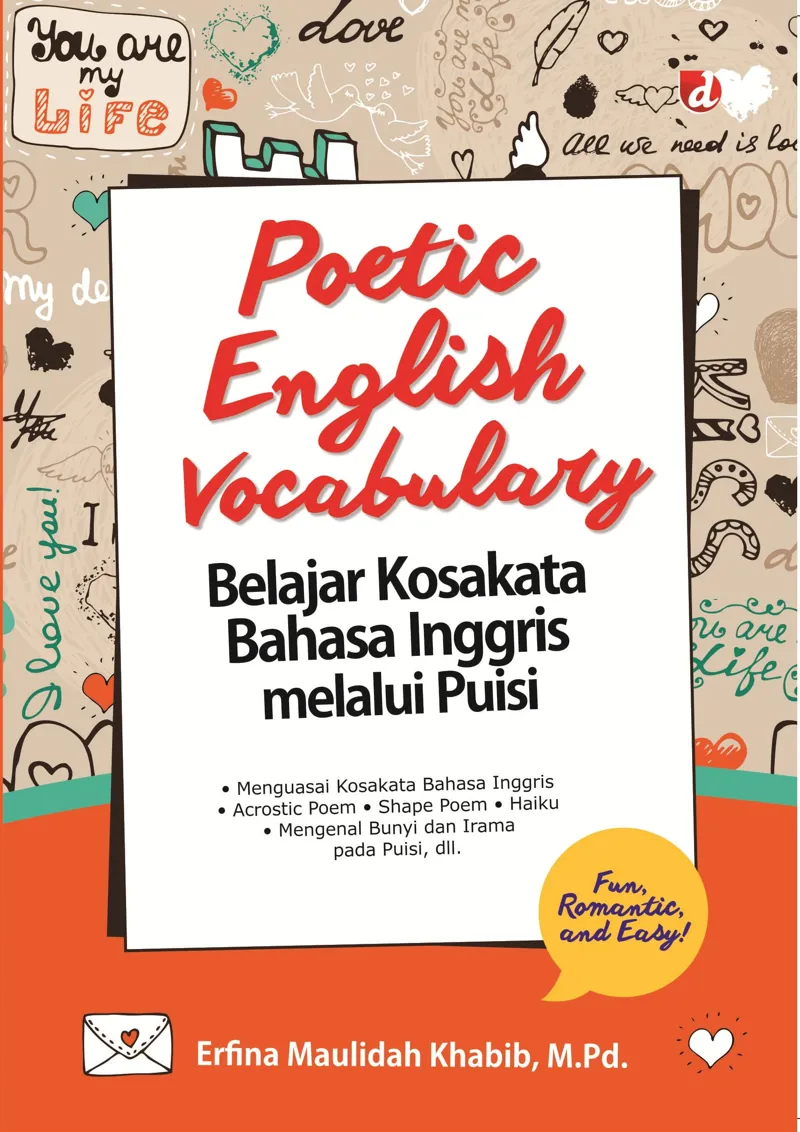 Buku Poetic English Vocabulary oleh M.Pd., Erfina Maulidah Khabib
