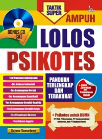 Taktik Super Ampuh Lolos Psikotes (Bonus CD) — Sujono Sumarjono — sampul