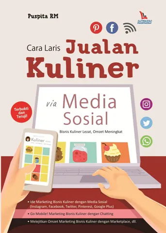 Buku Cara Laris Jualan Kuliner via Media Sosial oleh Puspita RM